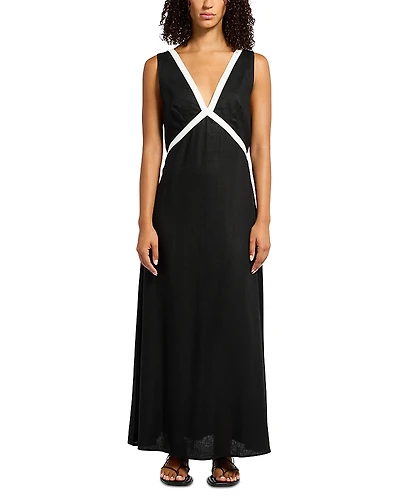 Jets Maxi Dress Swim Cover-Up