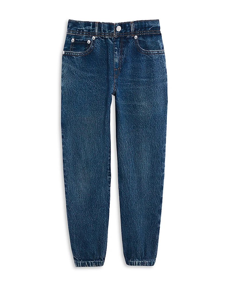 rag & bone Unisex Mini Miramar Wide Leg Denim Joggers - Little Kid, Big Kid