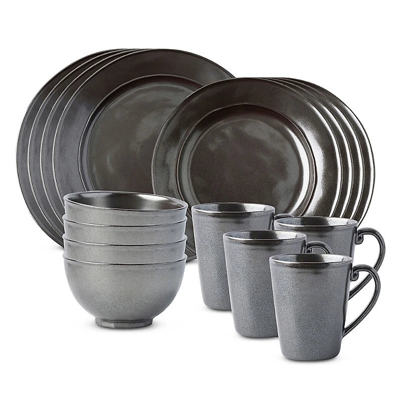 Juliska Pewter Stoneware 16 Piece Place Setting