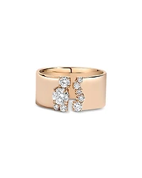 Shahla Karimi from the Luxe Collection Certified Lab Grown Diamond Cluster Gap Ring