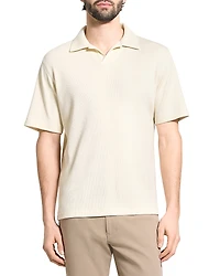 Theory Short Sleeve Ribbed Polo Shirt
