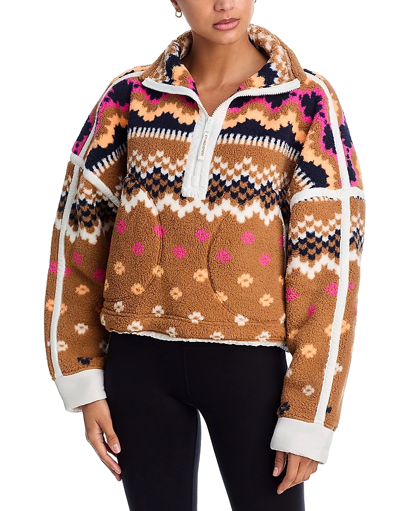 Free People Fp Movement Printed Mountain High Fleece