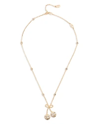 Valentino Garavani Cherryfic Swarovski Crystal Necklace, 15.8-19.7