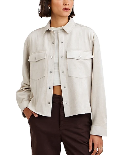 Bella Dahl Seamed Pocket Shacket