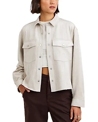 Bella Dahl Seamed Pocket Shacket