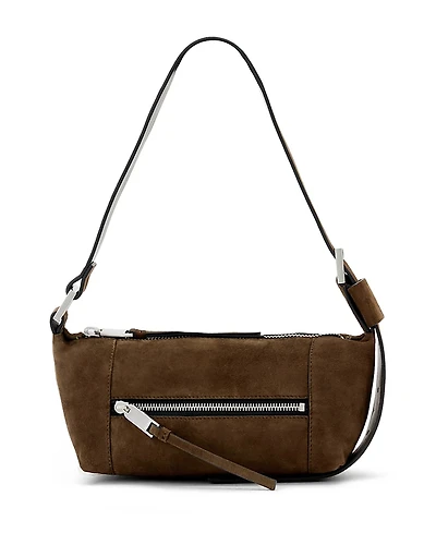 Allsaints Vega Mini Suede Shoulder Bag