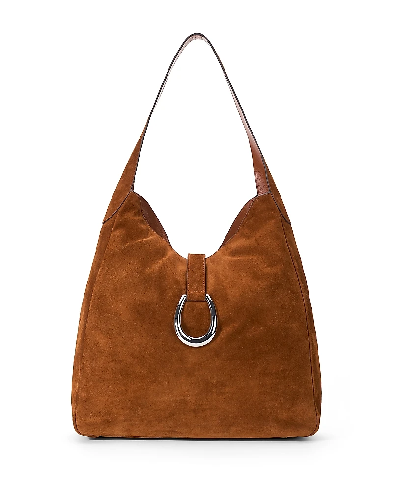 Staud Maya Suede Hobo Bag