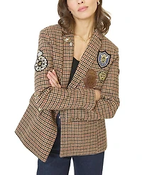 Central Park West Women's Raven Patch Blazer