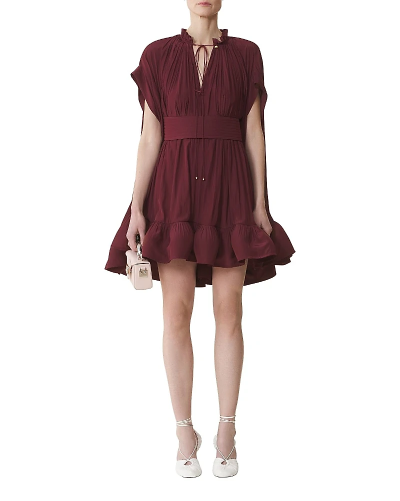 Lanvin Short Charmeuse Dress