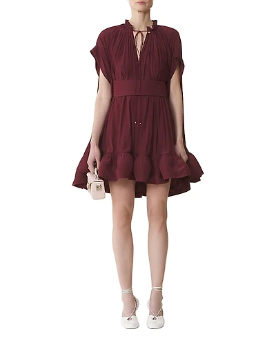 Lanvin Short Charmeuse Dress