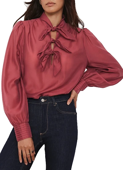 Mint Velvet Women's Bow Detail Blouse