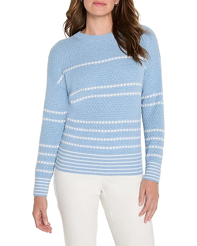Nic+Zoe Circle Around Cotton Cashmere Sweater