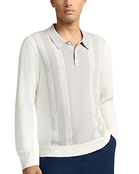 Onia Cotton Knit Long Sleeve Polo