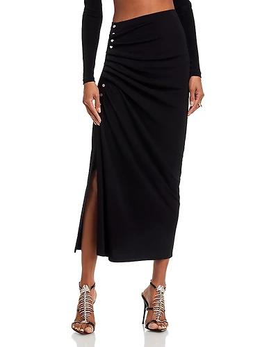 Rabanne Gathered Long Skirt