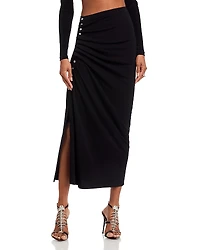 Rabanne Gathered Long Skirt