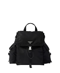 Prada Explore Re-Nylon and Leather Backpack