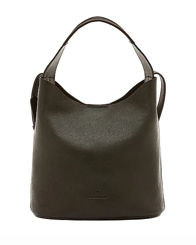 Il Bisonte Le Laudi Leather Bucket Bag