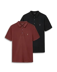 Allsaints Slim Fit Polo, Pack of 2