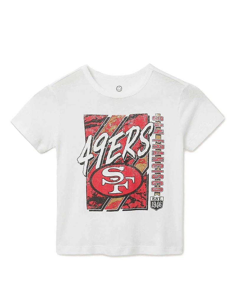Junk Food Clothing Unisex Nfl San Francisco 49ers Icon Tee - Little Kid, Big Kid