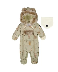 Deux par Boys' One-Piece Layette Snowsuit Designed for Car Seat - Baby