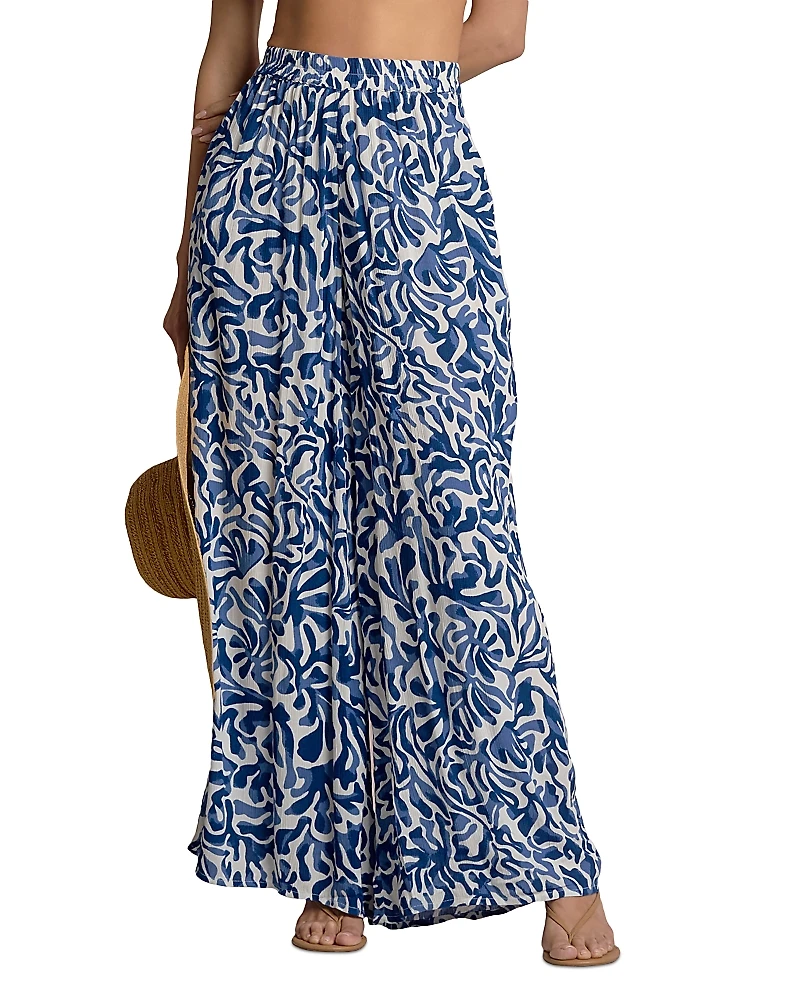 Elan Printed Wide Leg Pants