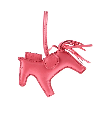 Pre-Owned HERMES Pm Mono-Tone GriGri Rodeo Bag Charm Leather