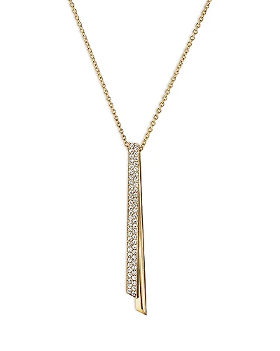 Hearts On Fire 18K Yellow Gold Inside Out Diamond Flip Drop Pendant Necklace, 16-18