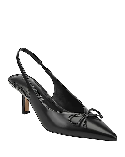 Marc Fisher Ltd. Women's Gretel Leather Slingback Pumps