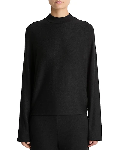 Vince Cozy Dolman Sleeve Mock Neck Top