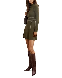 Reiss Alex Stitch Detail Minidress