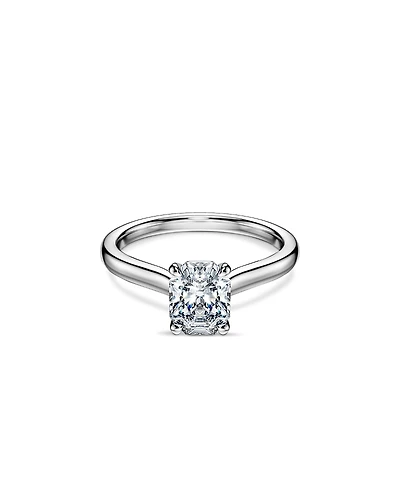 Swarovski 14K White Gold Eternity Certified Lab Grown Diamond Octagon Solitaire Ring