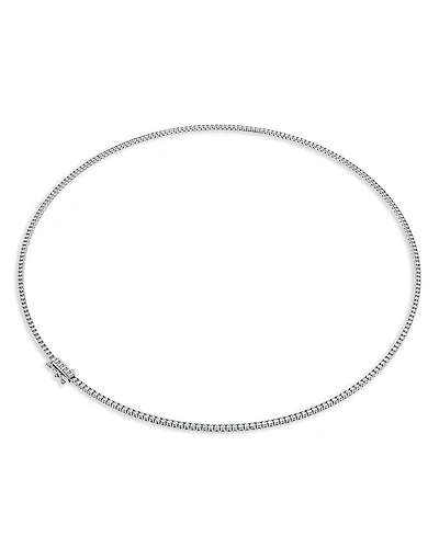 Swarovski Eternity Certified Lab Grown Diamond Tennis Necklace, 15.75