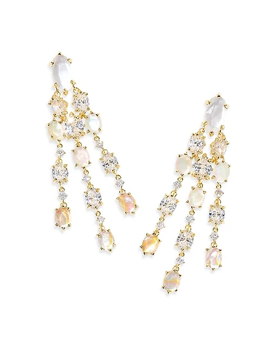 Kendra Scott Nano Gem & Cubic Zirconia Cailin Chandelier Drop Earrings