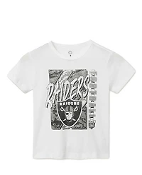 Junk Food Clothing Unisex Nfl Las Vegas Raiders Icon Tee - Little Kid, Big Kid