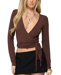 Edikted Malenna Wrap Top