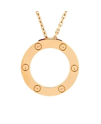 Pre-Owned Cartier Love Pendant Necklace 18K Rose Gold, 16.5"