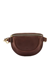 Il Bisonte Oliveta Leather Belt Bag