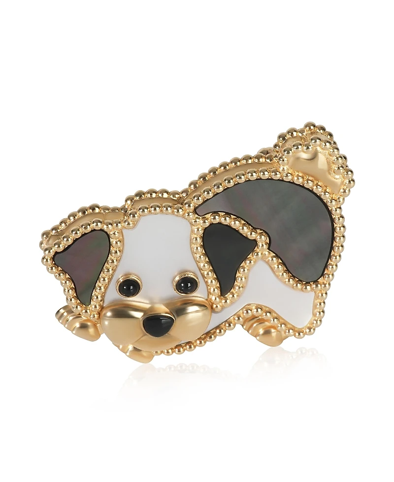 Pre-Owned Van Cleef & Arpels Lucky Animals 18k Yellow Gold Brooch