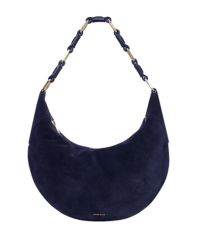 Anine Bing Kate Suede Hobo Bag