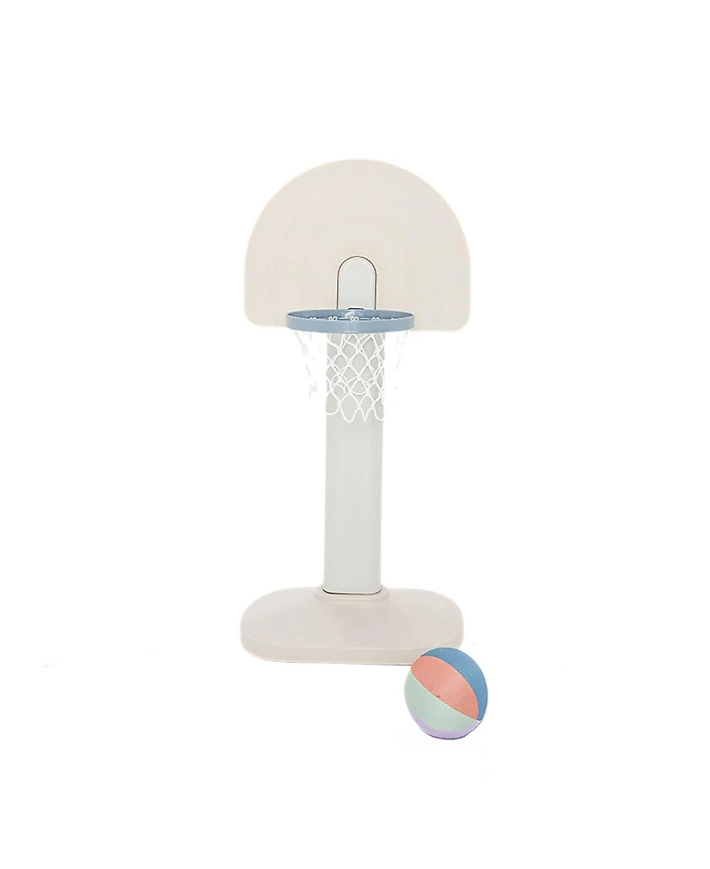 Smol Unisex Basketball Hoop Rainbow Rim Blue Colorblock - 3-8 Years Old