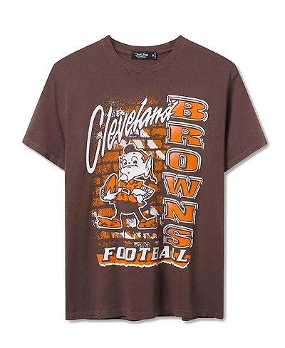 Junk Food Clothing Women's Nfl Cleveland Browns Brick Vintage Tee