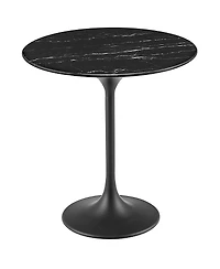 Modway Lippa Round Artificial Marble Side Table