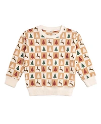 Sweet Wink Boys' Lil Bro Camo Patch Sweatshirt - Big Kid