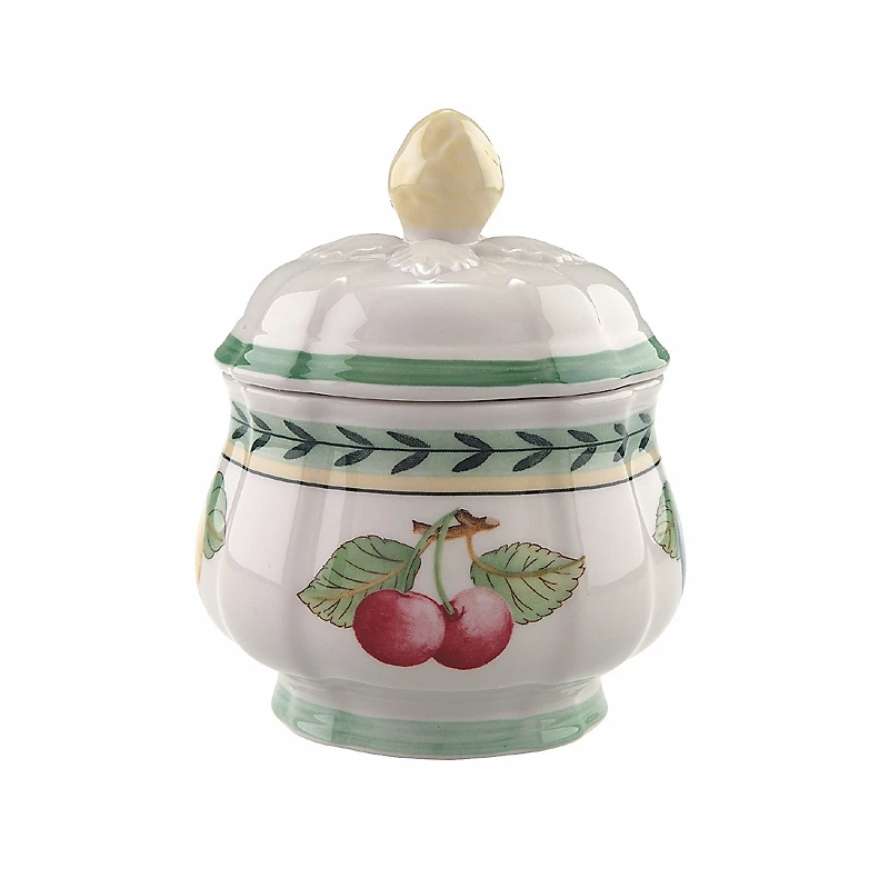 Villeroy & Boch French Garden Fleurence Covered Sugar Bowl