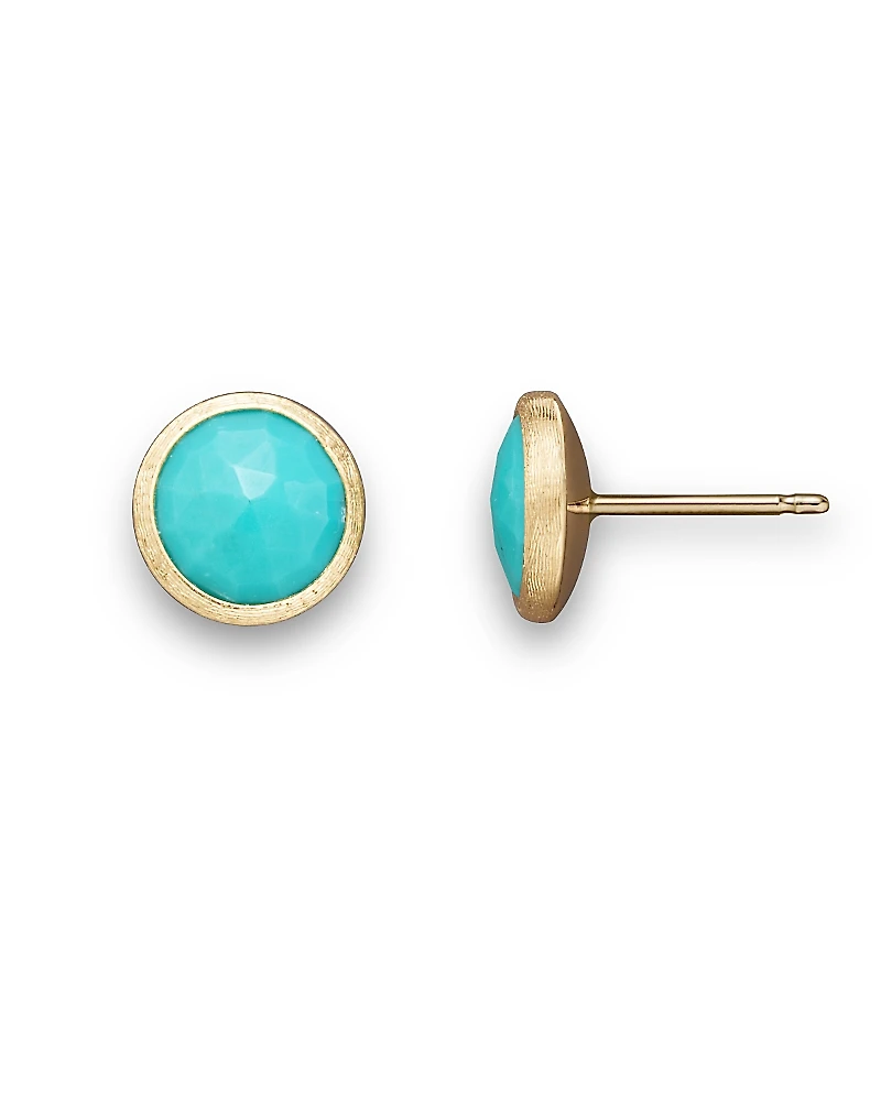 Marco Bicego 18K Yellow Gold and Turquoise Earrings