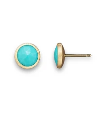 Marco Bicego 18K Yellow Gold and Turquoise Earrings