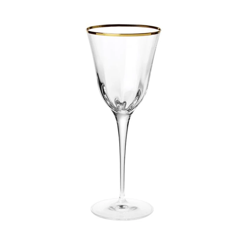 Optical Gold Water Glass