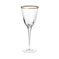 Optical Gold Water Glass