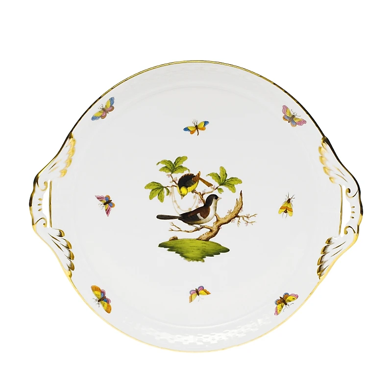 Herend Rothschild Bird Round Tray