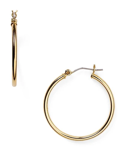 Medium Thin Hoop Earrings